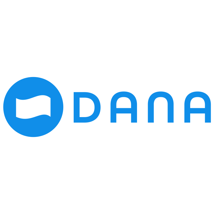 logo dana dompet digital PNG